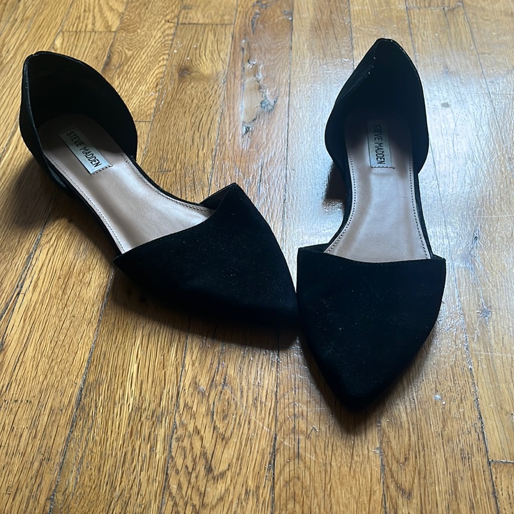 Pointed Toe Suede Steve Madden Flats